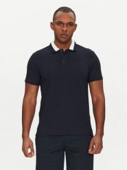 Emporio Armani Underwear Polo EM000571 AF12360 UB102 Granatowy Regular Fit. Niebieskie koszulki polo męskie Emporio Armani Underwear, m, bez wzorów, z bawełny, bez kołnierzyka, bez ramiączek. Za 289.99 zł.