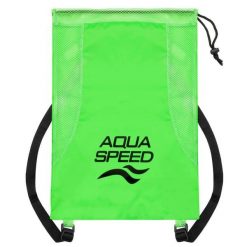 Worek na sprzęt plecak Aqua Speed Mesh Backpack. Czarne plecaki męskie Aqua-Speed, bez wzorów, z meshu. Za 39.99 zł.