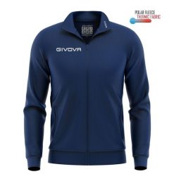 Bluza sportowa Givova Polarfleece Mono 500 2XL. Niebieskie bluzy bez kaptura męskie Givova, xl, bez wzorów, bez kaptura. Za 175.99 zł.