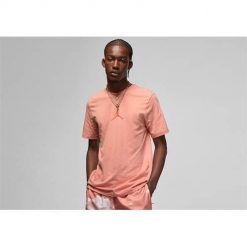 Koszulka sportowa męska Nike Air Jordan Jumpman. Brązowe t-shirty sportowe męskie Nike, m, bez wzorów, z poliesteru, sportowe, bez ramiączek. Za 215.00 zł.