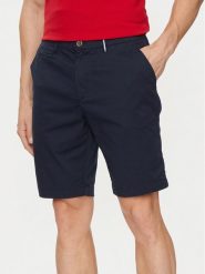 La Martina Szorty materiałowe YMB008 TW417 Granatowy Slim Fit. Niebieskie szorty męskie La Martina, bez wzorów, z bawełny. Za 369.99 zł.