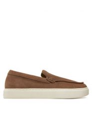 Calvin Klein Półbuty Moccasin Suede HM0HM01794 Brązowy. Brązowe codzienne półbuty męskie Calvin Klein, bez wzorów, ze skóry, bez obcasa, bez zapięcia. Za 389.99 zł.