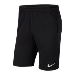 Męskie Spodenki Treningowe DriFit Park 20. Czarne buty treningowe męskie Nike, bez wzorów, bez zapięcia, na fitness i siłownię. Za 138.99 zł.