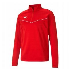 Męska Bluza Team Rise. Czerwone bluzy nierozpinane męskie Puma, m, bez wzorów, bez ramiączek, bez kaptura. Za 188.99 zł.
