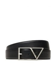 Guess Pasek Męski BM7817 P5335 Czarny. Czarne paski męskie Guess, z aplikacjami, ze skóry. Za 239.99 zł.