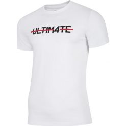 T-shirt męski TSM217 - biały. T-shirty męskie marki 4f. Za 49.99 zł.