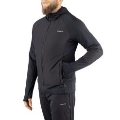 Bluza techniczna męska Viking Dimaro. Czarne bluzy nierozpinane męskie Viking, m, bez wzorów, sportowe, bez ramiączek, bez kaptura. Za 239.90 zł.