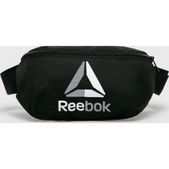 Reebok - Nerka. Czarne saszetki męskie Reebok, bez wzorów, z materiału, małe. Za 39.90 zł.