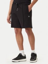 HUGO Szorty sportowe Dimacshort 50562844 Czarny Regular Fit. Czarne szorty sportowe męskie Hugo, bez wzorów, z bawełny, sportowe. Za 549.99 zł.