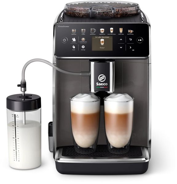 Ciśnieniowy automatyczny Saeco GranAroma SM6582/10 szary. Szare ekspresy ciśnieniowe Saeco. Za 3,399.00 zł.