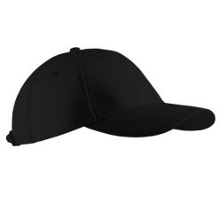 Czapka z daszkiem do golfa Inesis MW500. Czarne czapki męskie INESIS, bez wzorów, z bawełny, sportowe. Za 19.99 zł.
