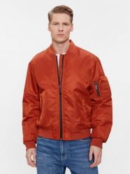 Calvin Klein Kurtka bomber Recycled Sateen Hero Bomber K10K109907 Brązowy Regular Fit. Brązowe kurtki męskie Calvin Klein, l, bez wzorów, z syntetyku, bez ramiączek, bez kaptura. Za 659.99 zł.