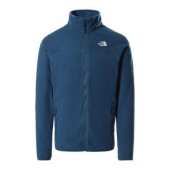 Polar turystyczny męski The North Face M 100 Glacier. Niebieskie bluzy z polaru męskie The North Face, m, bez wzorów, z polaru, sportowe, bez ramiączek, bez kaptura. Za 257.00 zł.