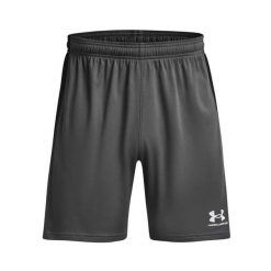 Szorty z dzianiny Under Armour Challenger. Białe szorty sportowe męskie Under Armour, bez wzorów, z dzianiny, sportowe. Za 198.99 zł.