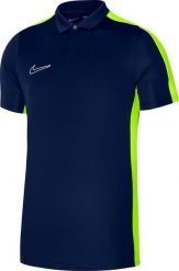 Nike Koszulka męska Nike DF Academy 23 SS Polo granatowa DR1346 452 S. Koszulki polo męskie Nike, m, bez wzorów, bez kołnierzyka, bez ramiączek. Za 152.99 zł.