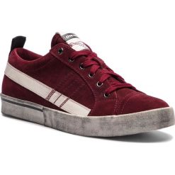 Sneakersy DIESEL - D-Velows Low Lace Y01755-P1834-T5283 Cabernet. Czerwone buty sportowe na co dzień męskie Diesel, z materiału, eleganckie. Za 629.00 zł.