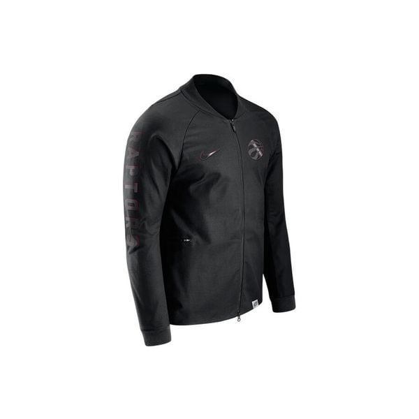 Kurtka męska nike nba toronto raptors vrsty black. Czarne kurtki męskie Nike, m, bez wzorów, z bawełny, bez kaptura, do biegania. Za 569.00 zł.