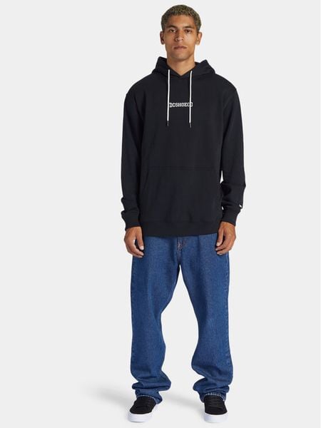 DC Shoes Bluza Baseline Otlr ADYFT03390 Czarny Regular Fit. Czarne bluzy nierozpinane męskie DC Shoes, m, bez wzorów, z bawełny, bez ramiączek, bez kaptura. Za 319.99 zł.