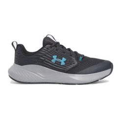 Buty sportowe męskie Under Armour Charged Commit TR4. Czarne buty do biegania męskie Under Armour, bez wzorów, bez zapięcia, do biegania. Za 261.99 zł.