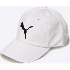 Puma - Czapka. Białe czapki męskie marki Puma, z bawełny. W wyprzedaży za 39.90 zł.