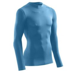 Koszulka sportowa z długim rękawem zimowa CEP Wingtech męska. Niebieskie t-shirty sportowe męskie CEP, m, bez wzorów, sportowe, bez ramiączek. Za 260.00 zł.
