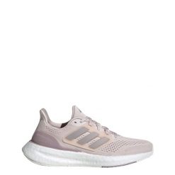 Buty Pureboost 23. Brązowe buty do biegania męskie ADIDAS, bez wzorów, z materiału, bez zapięcia, do biegania. Za 649.00 zł.