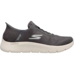 Buty sportowe Sneakersy męskie, Slip-Ins: GO Walk Flex - Smooth Motion. Szare buty sportowe na co dzień męskie Skechers, m, bez wzorów, sportowe, bez ramiączek, bez kaptura. Za 329.99 zł.