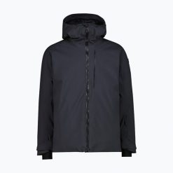 Kurtka narciarska męska CMP 34W3987 Fix Hood. Czarne kurtki narciarskie i snowboardowe męskie CMP, na zimę, m, bez wzorów, bez kaptura, narciarskie. Za 559.99 zł.