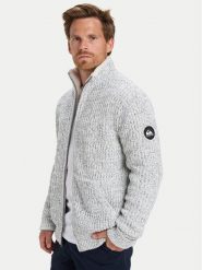 Quiksilver Kardigan Boketto EQYSW03324 Szary Regular Fit. Szare kardigany męskie Quiksilver, l, bez wzorów, z syntetyku, bez ramiączek. Za 409.99 zł.