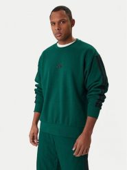 Adidas Bluza Essentials 3-Stripes JE6306 Zielony Regular Fit. Zielone bluzy nierozpinane męskie ADIDAS, l, bez wzorów, z bawełny, bez ramiączek, bez kaptura. Za 219.99 zł.