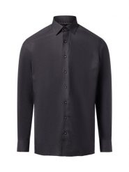 Finshley & Harding Koszula męska - Easy Care Mężczyźni Modern Fit Bawełna szary wzorzysty, 41. Szare koszule męskie Finshley & Harding, m, bez wzorów, z bawełny, bez kołnierzyka, bez ramiączek. Za 199.95 zł.