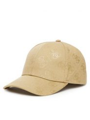 Guess Czapka z daszkiem AM9540 COT01 Beżowy. Brązowe czapki męskie Guess, z aplikacjami, z bawełny. Za 129.99 zł.
