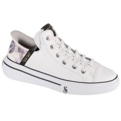 Buty sportowe Sneakersy męskie, Slip-Ins Snoop One - OG. Białe buty sportowe na co dzień męskie Skechers, m, bez wzorów, z materiału, casualowe, bez ramiączek, bez kaptura, trekkingowe. Za 455.00 zł.