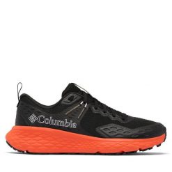 Trekkingi Columbia. Czarne buty trekkingowe męskie Columbia, bez wzorów, sportowe, bez obcasa, bez zapięcia. Za 299.99 zł.