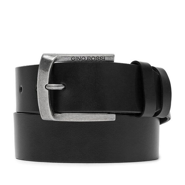 Pasek GINO ROSSI. Czarne paski męskie Gino Rossi, bez wzorów. Za 139.99 zł.