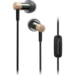 Słuchawki dokanałowe PIONEER SE-CH3T-G Czarno-złoty. Czarne słuchawki douszne PIONEER. Za 138.99 zł.