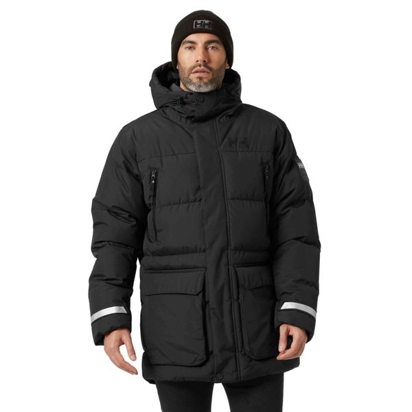 Kurtka Helly Hansen reine puffy. Czarne kurtki męskie Helly Hansen, na zimę, xl, bez wzorów, z syntetyku, sportowe, bez ramiączek, bez kaptura. Za 1,574.45 zł.