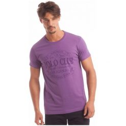Polo Club C.H.A T-Shirt Męski M Fioletowy. Koszulki polo męskie marki Polo Club C.H..A. Za 119.00 zł.