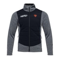 Kurtka hybrydowa męska Rossignol New Hero Classique Hybrid Clim. Szare kurtki męskie Rossignol, l, bez wzorów, bez ramiączek, bez kaptura. Za 509.99 zł.