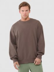 4F Bluza dresowa oversize nierozpinana bez kaptura męska - brązowa 3XL. Brązowe bluzy nierozpinane męskie 4f, m, bez wzorów, z bawełny, klasyczne, bez ramiączek, bez kaptura. W wyprzedaży za 69.99 zł.