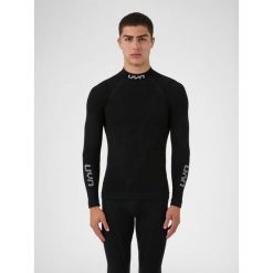 Elevatyon Biomorph Turtleneck Thermal Jersey. Czarne bielizna termoaktywna męska UYN, m, bez wzorów, z jersey, bez ramiączek, narciarskie. Za 439.99 zł.