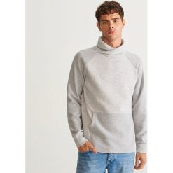 Bluza kangurka z kołnierzem - Jasny szar. Bluzy nierozpinane męskie marki Reserved. W wyprzedaży za 59.99 zł.
