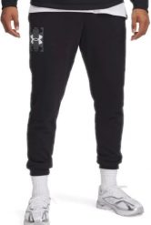 SPODNIE MĘSKIE DRESOWE DRESY UA 1390144-001 R.M. Długie spodnie sportowe męskie Under Armour, bez wzorów, z dresówki. Za 239.62 zł.