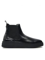 KARL LAGERFELD Sztyblety KL53340A Czarny. Czarne sztyblety męskie KARL LAGERFELD, ze skóry, bez obcasa, bez zapięcia. Za 669.99 zł.