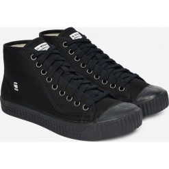 G-Star Raw - Trampki. Czarne trampki męskie G-Star Raw, bez wzorów, z materiału, retro, bez zapięcia. W wyprzedaży za 269.90 zł.