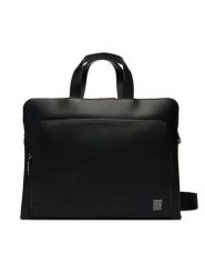 Calvin Klein Torba na laptopa Emblem Hw Commuter LV04D3290G Czarny. Czarne torby na laptopa męskie Calvin Klein, bez wzorów, ze skóry. Za 649.99 zł.