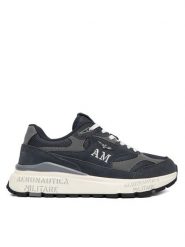 Aeronautica Militare Sneakersy 252SC0318UCT04248 Granatowy. Niebieskie buty sportowe na co dzień męskie Aeronautica Militare, m, bez wzorów, z materiału, bez ramiączek, bez kaptura. Za 379.99 zł.