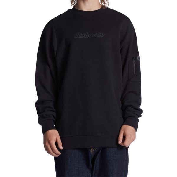 Bluza męskie DC Shoes Arena. Czarne bluzy nierozpinane męskie DC Shoes, l, bez wzorów, z bawełny, sportowe, bez ramiączek, bez kaptura. Za 290.00 zł.