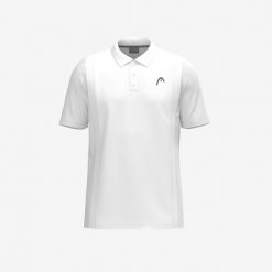Polo Head Club 25 Tech. Białe koszulki polo męskie Head, l, bez wzorów, sportowe, bez kołnierzyka, bez ramiączek. W wyprzedaży za 189.00 zł.