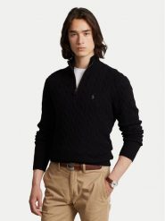 Polo Ralph Lauren Sweter 710876766005 Czarny Regular Fit. Czarne kardigany męskie Polo Ralph Lauren, m, bez wzorów, z wełny, bez ramiączek. Za 889.99 zł.